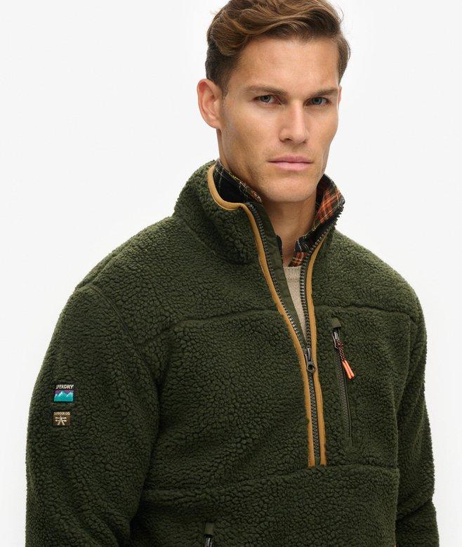 Superdry Outdoor Half Zip Sherpa Fleece