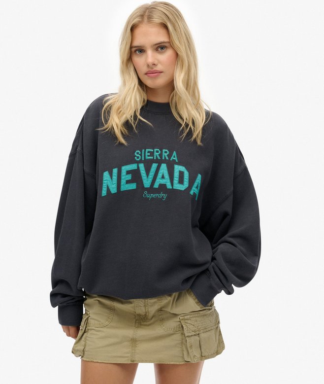 superdry Outdoor Location Loose Crew Sweatshirt