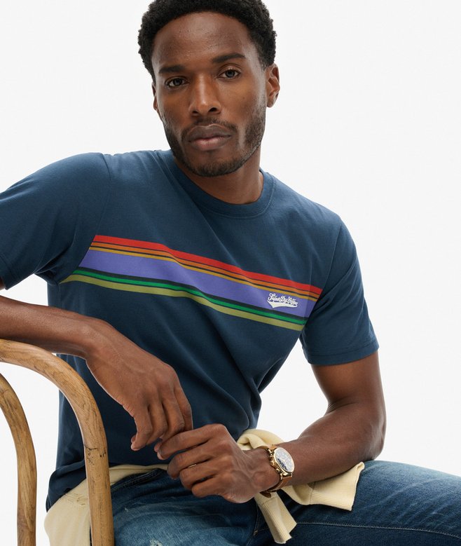 Superdry Outdoor Stripe Logo Relaxed T-Shirt
