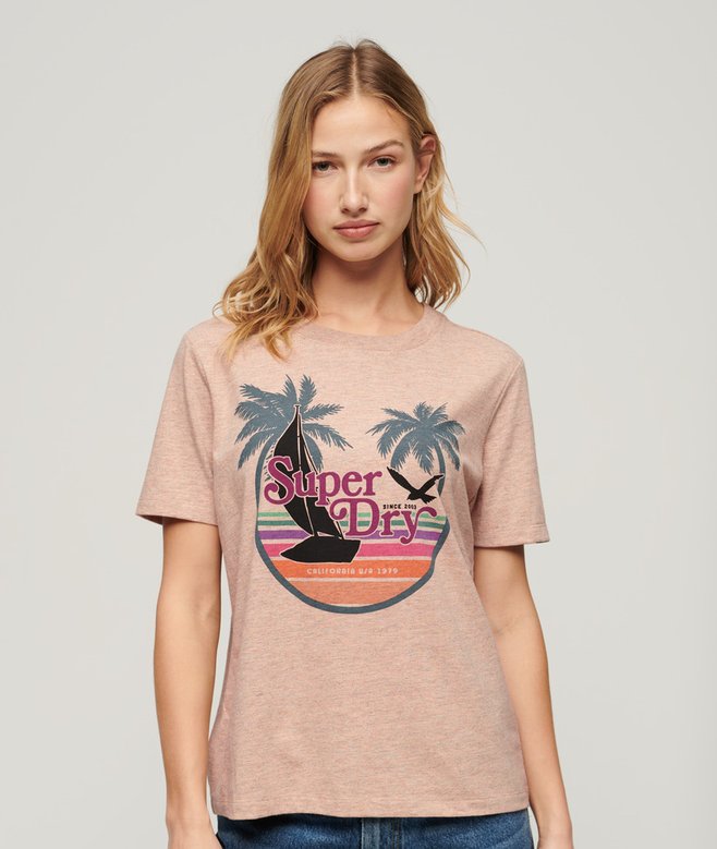 Superdry Outdoor Stripe Relaxed T-Shirt