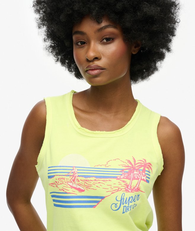 Superdry Outdoor Stripe Scoop Neck Tank Top