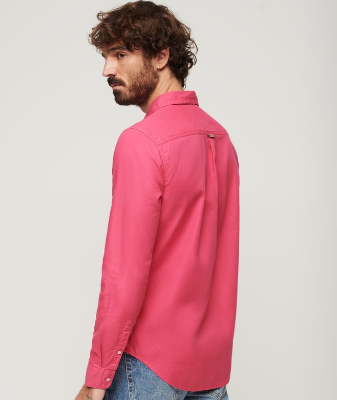 Superdry Overdyed Organic Cotton Long Sleeve Shirt