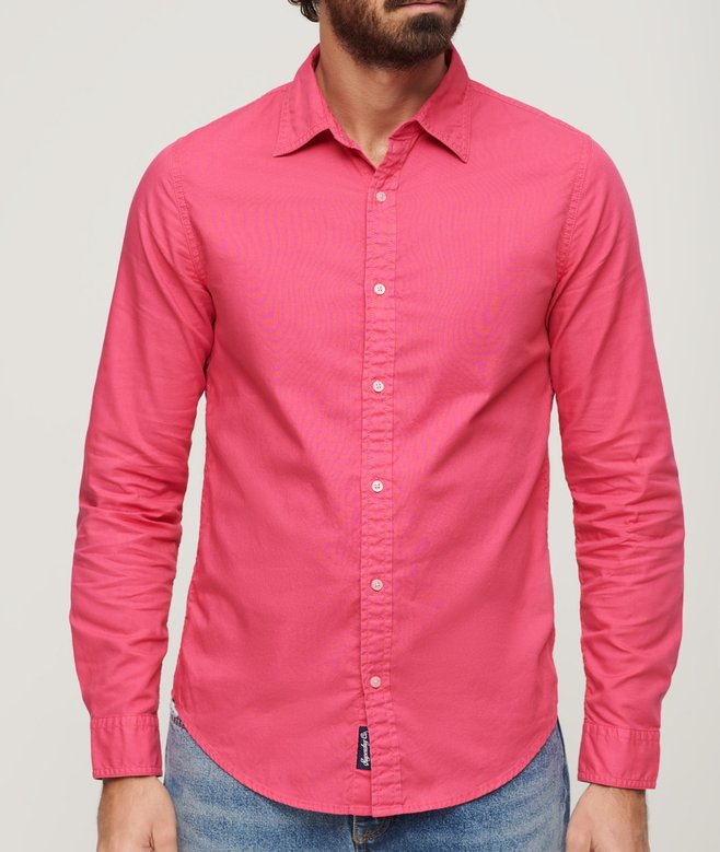 Superdry Overdyed Organic Cotton Long Sleeve Shirt