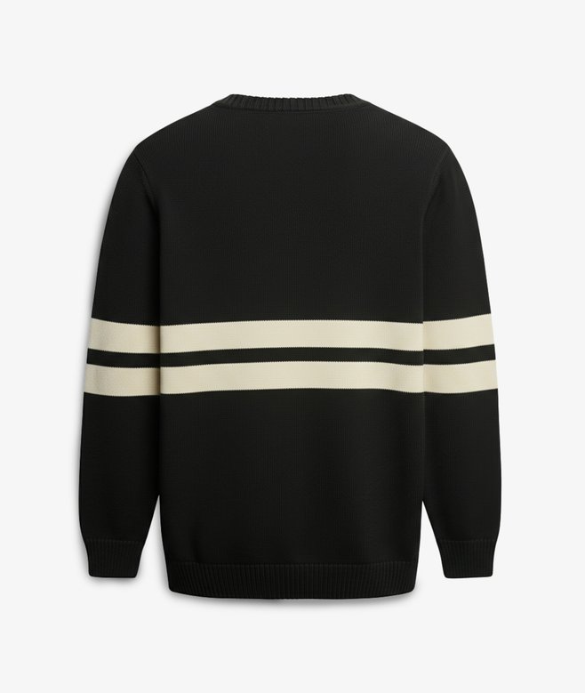 Superdry Oversized Striped V-Neck Jumper