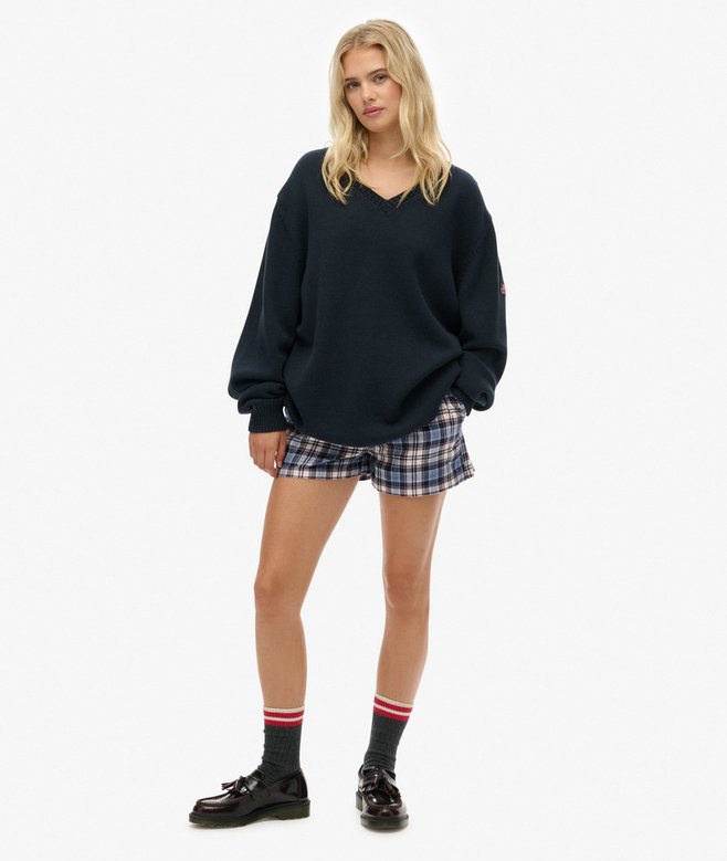 Superdry Oversized V Neck Jumper