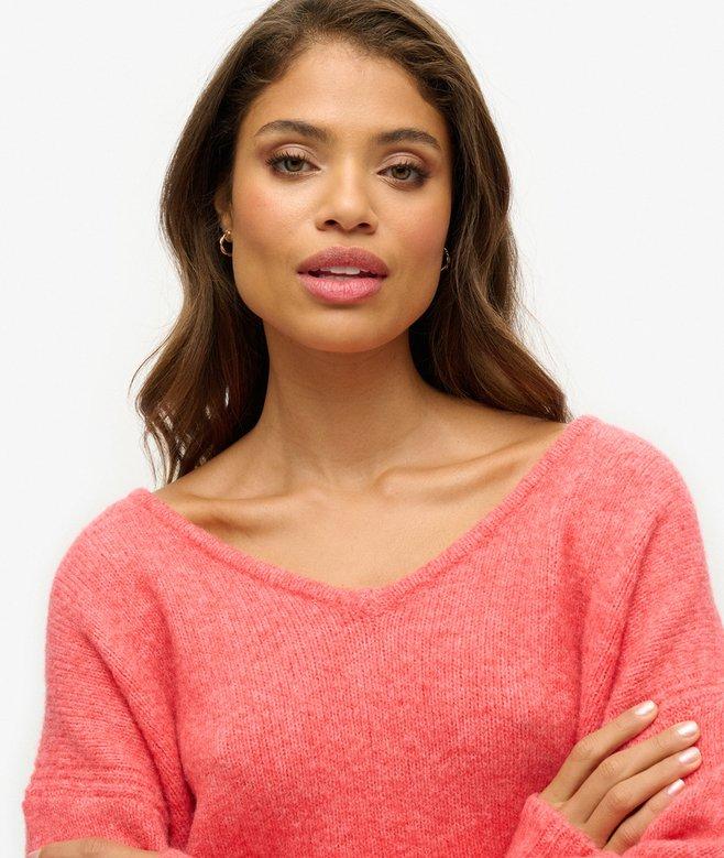 Superdry Oversized V Neck Jumper