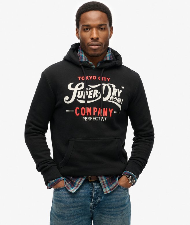 superdry Perfect Fit Script Hoodie