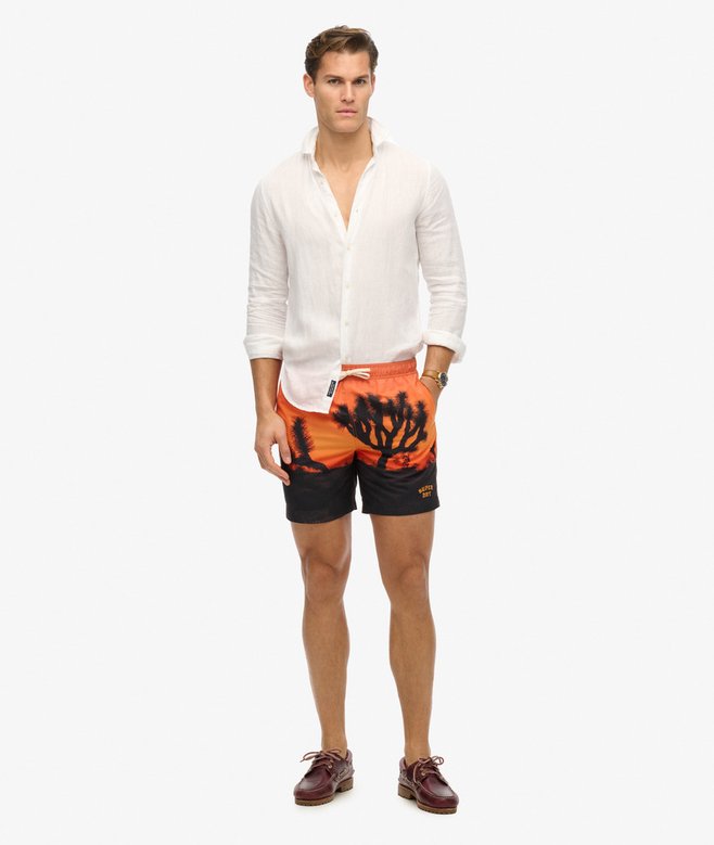 Superdry Photographic 17-inch Recycled Swim Shorts
