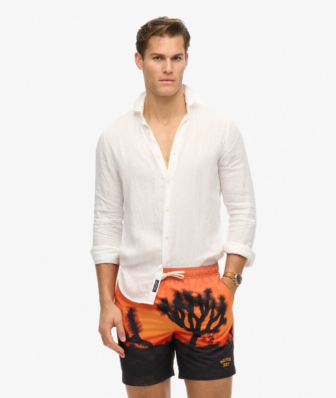 Superdry Photographic 17-inch Recycled Swim Shorts