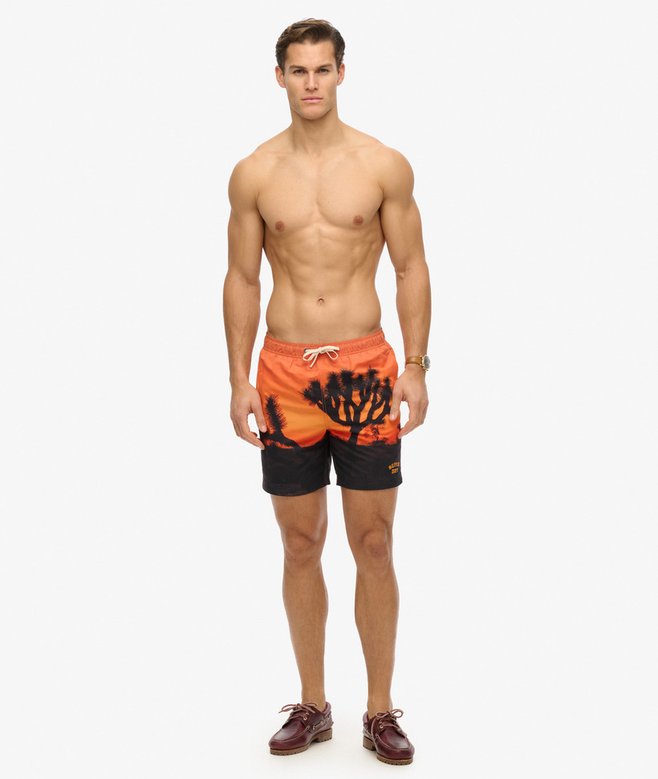 Superdry Photographic 17-inch Recycled Swim Shorts