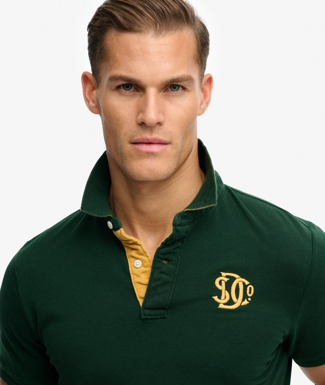 Superdry Pique Monogram Polo Shirt