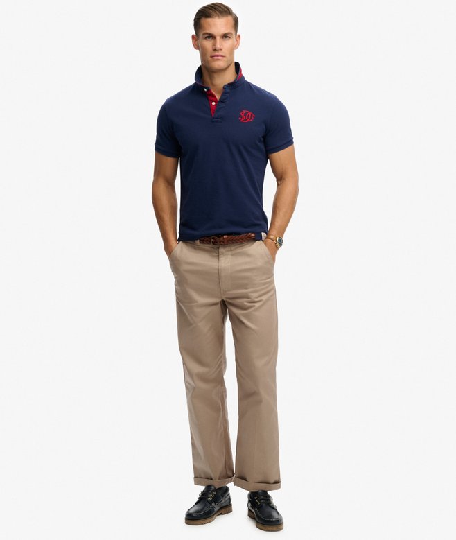 Superdry Pique Monogram Polo Shirt