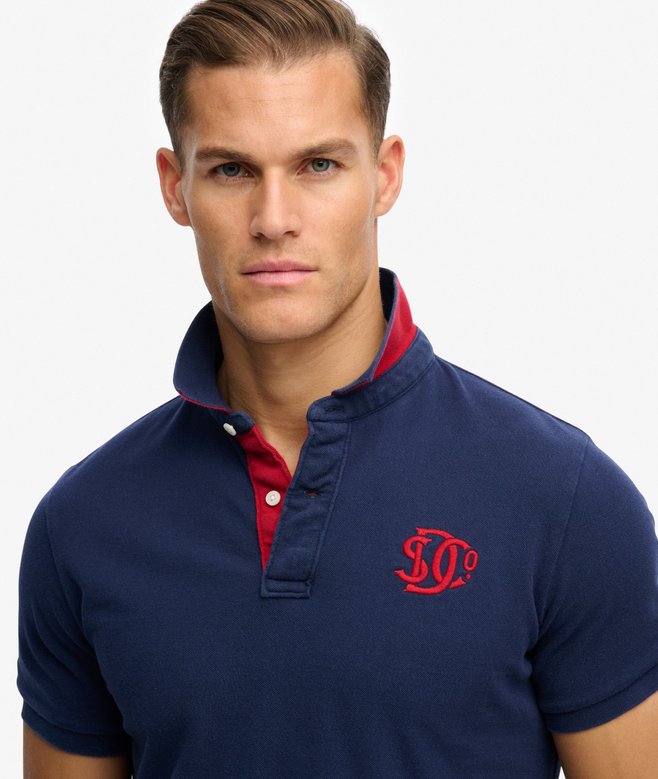 Superdry Pique Monogram Polo Shirt