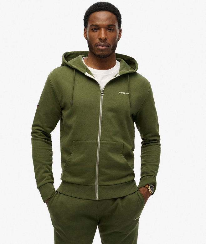 superdry Plain Zip Hoodie