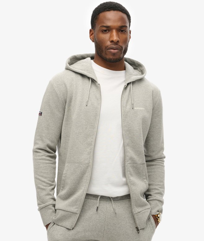 superdry Plain Zip Hoodie