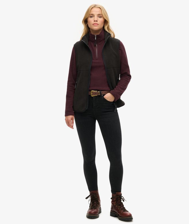 Superdry Polar Fleece Half Zip Jumper