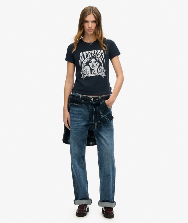 Superdry Pop Archive Super Fitted T-Shirt