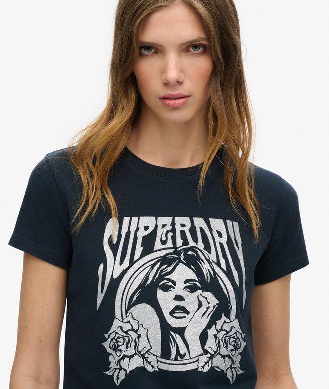 Superdry Pop Archive Super Fitted T-Shirt