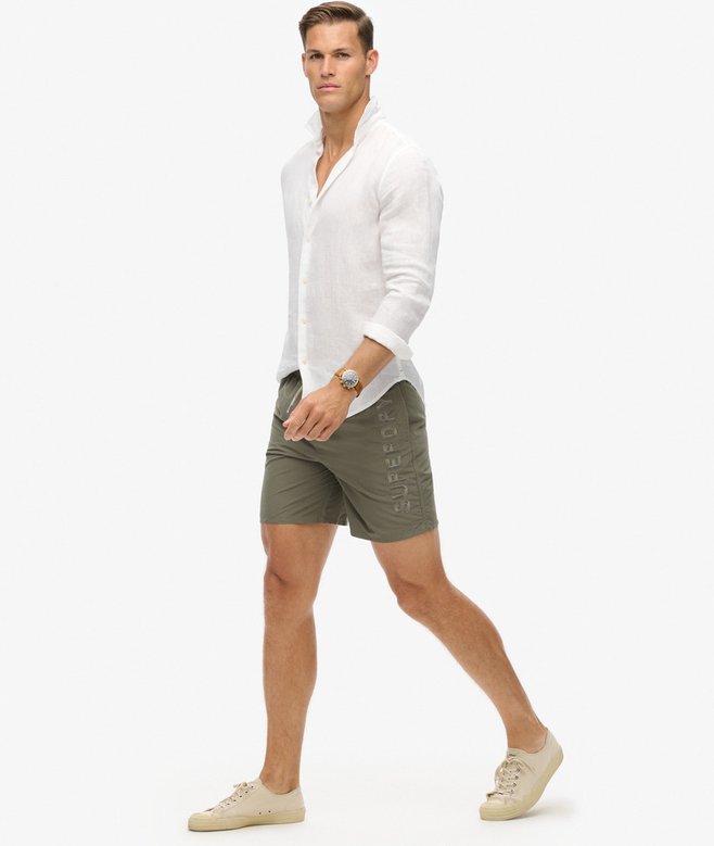 Superdry Premium Embroidered 17-inch Swim Shorts