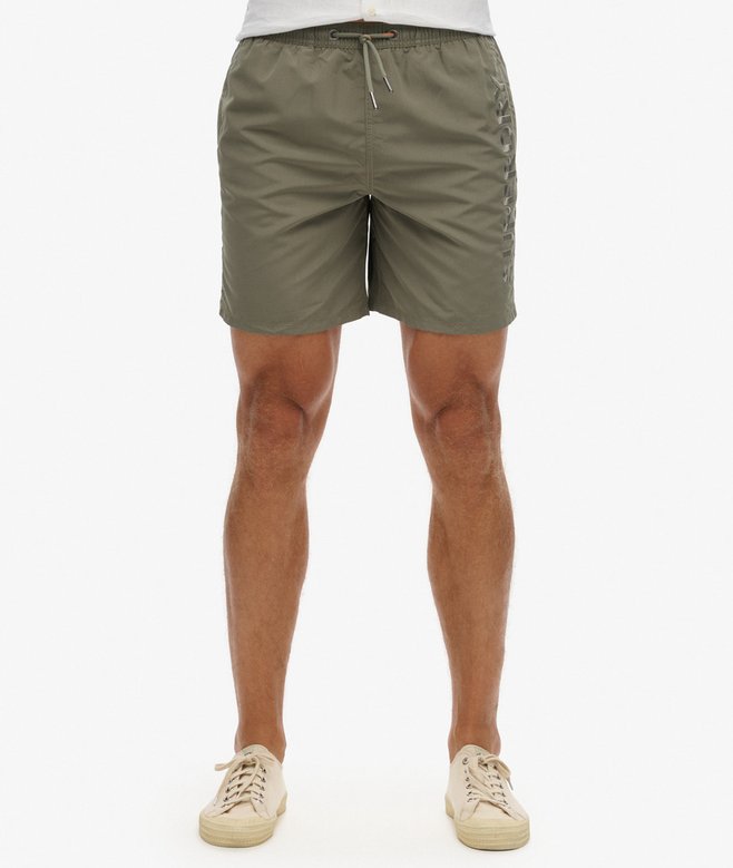 superdry Premium Embroidered 17-inch Swim Shorts