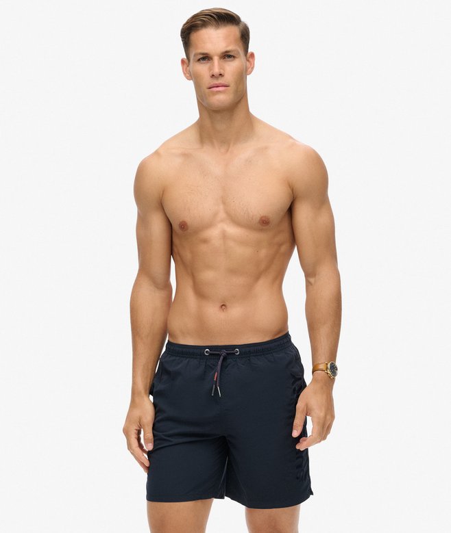 superdry Premium Embroidered 17-inch Swim Shorts