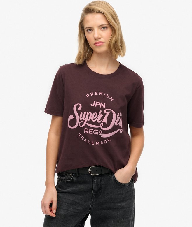 superdry Premium Script Entry T-Shirt