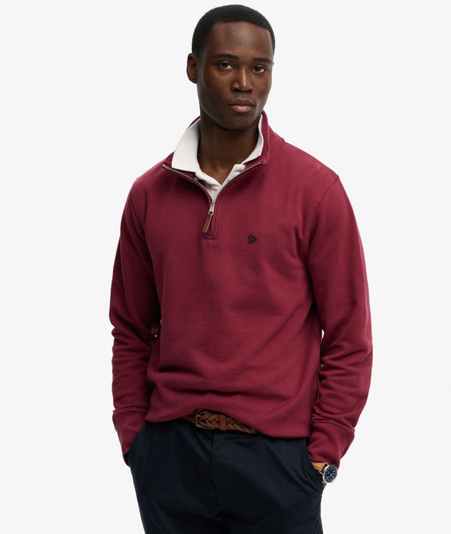 superdry Preppy Half Zip Jumper