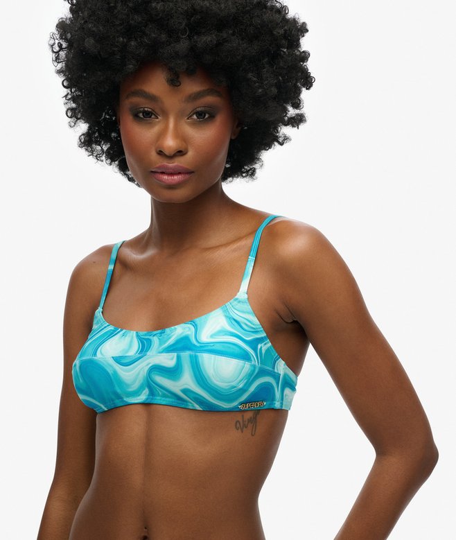 Superdry Print Bralette Bikini Top