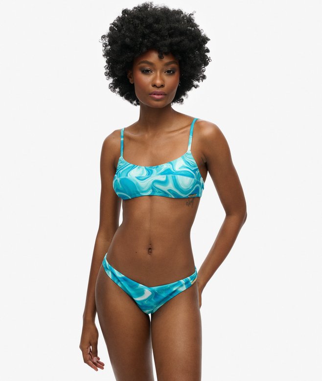 Superdry Print Bralette Bikini Top