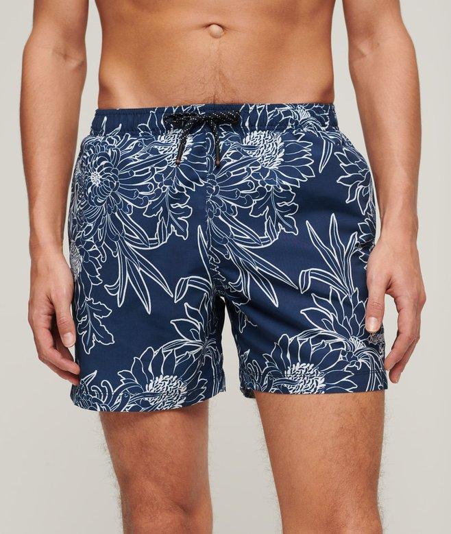 superdry Printed 15-inch Recycled Swim Shorts