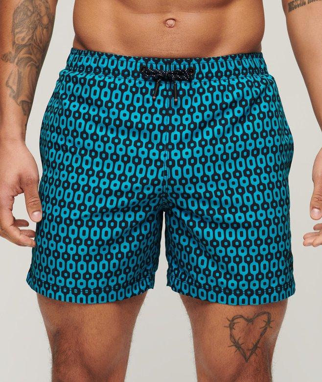 superdry Printed 15-inch Recycled Swim Shorts