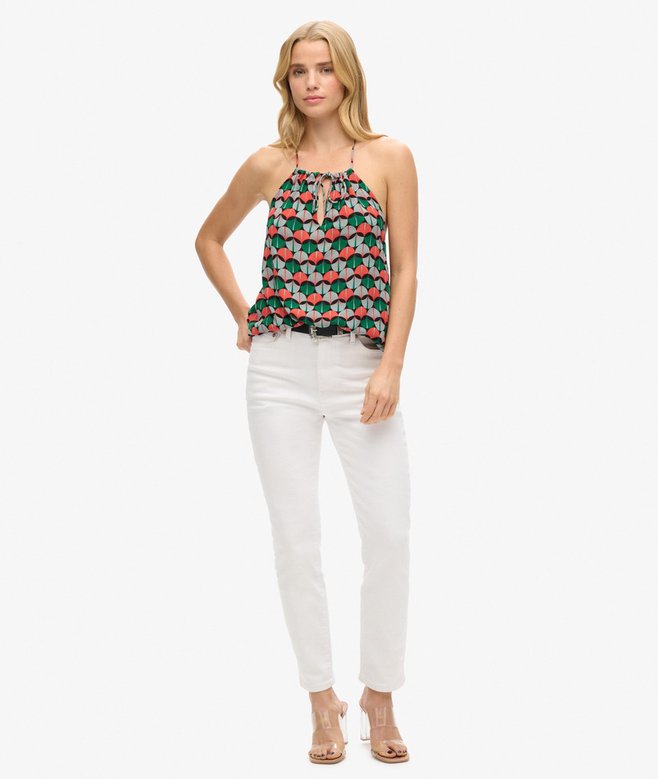 Superdry Printed Beach Halter Top