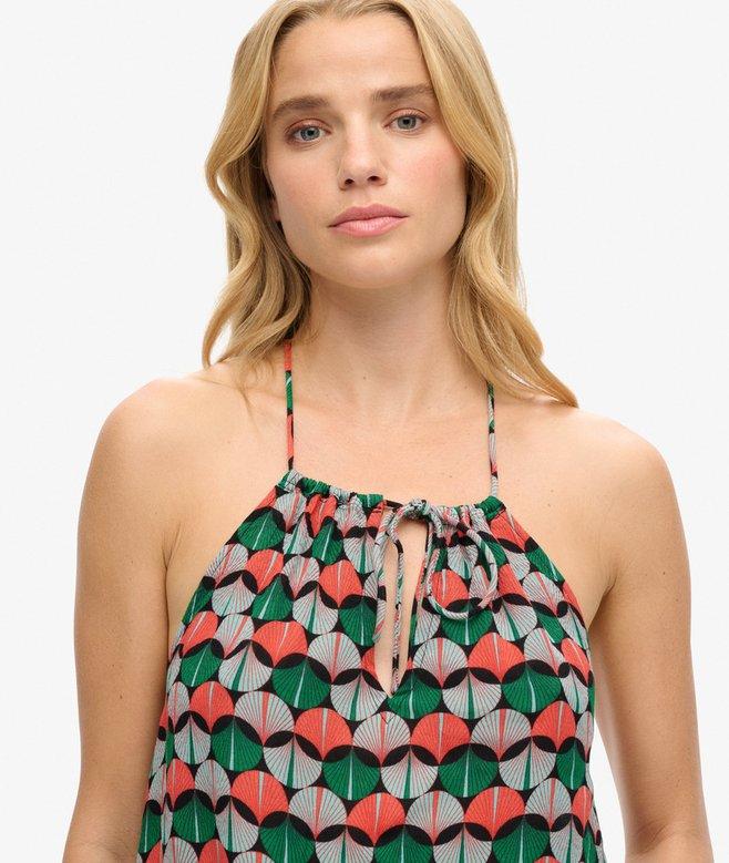 Superdry Printed Beach Halter Top