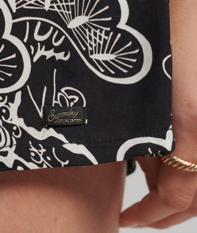 Superdry Printed Long Sleeve Mini Dress