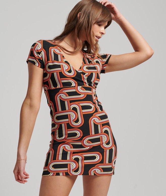 superdry Printed Mini Day Dress