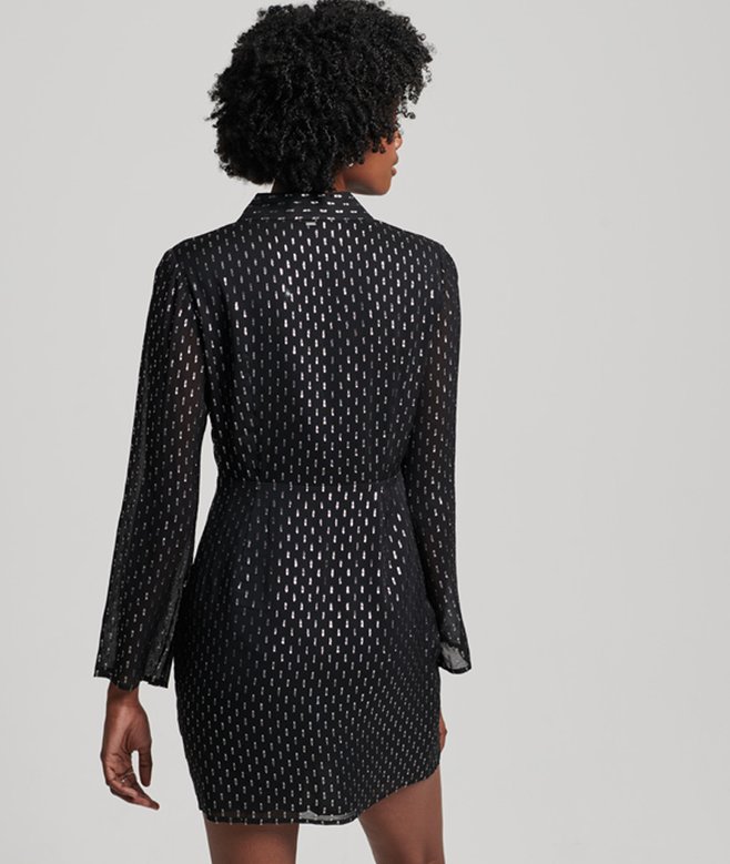 Superdry Printed Mini Shirt Dress