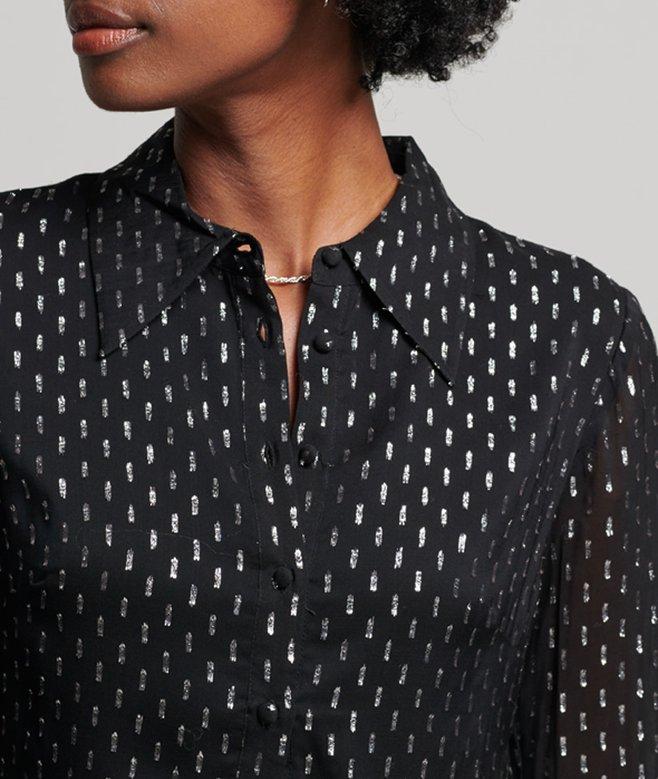 Superdry Printed Mini Shirt Dress