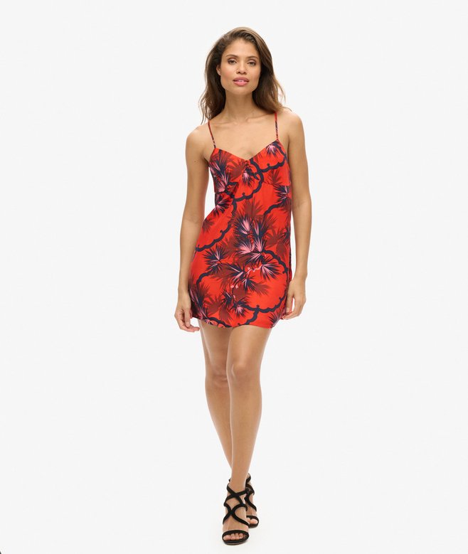 Superdry Printed Mini Slip Cami Dress