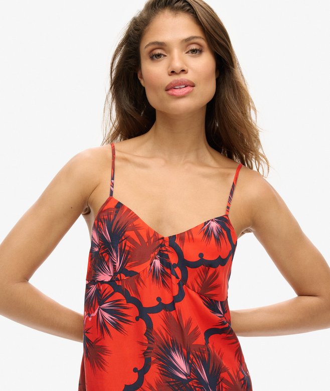 Superdry Printed Mini Slip Cami Dress