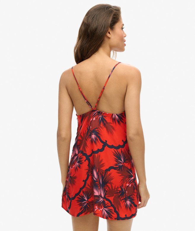 Superdry Printed Mini Slip Cami Dress