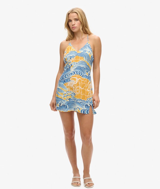 Superdry Printed Mini Slip Dress