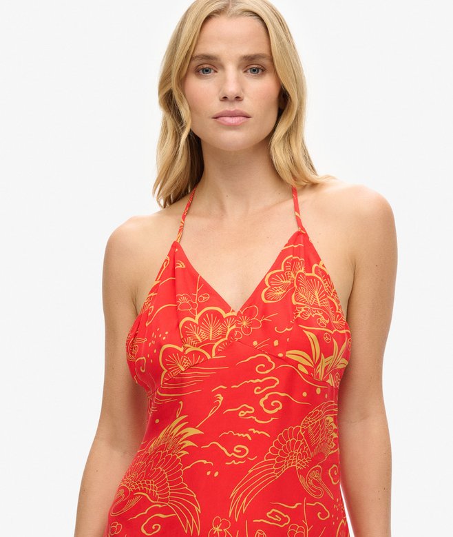 Superdry Printed Mini Slip Dress