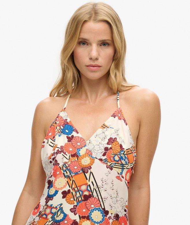 Superdry Printed Mini Slip Dress