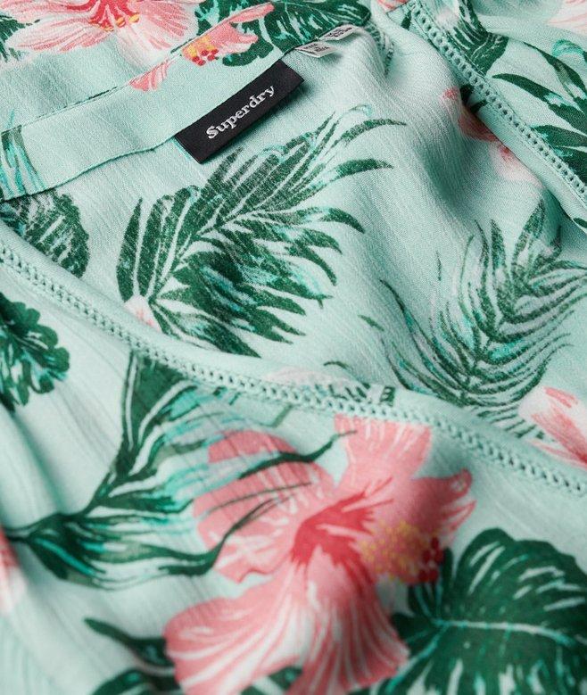 Superdry Printed Mini Wrap Dress