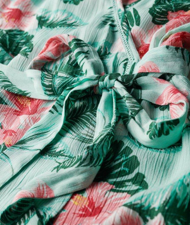 Superdry Printed Mini Wrap Dress