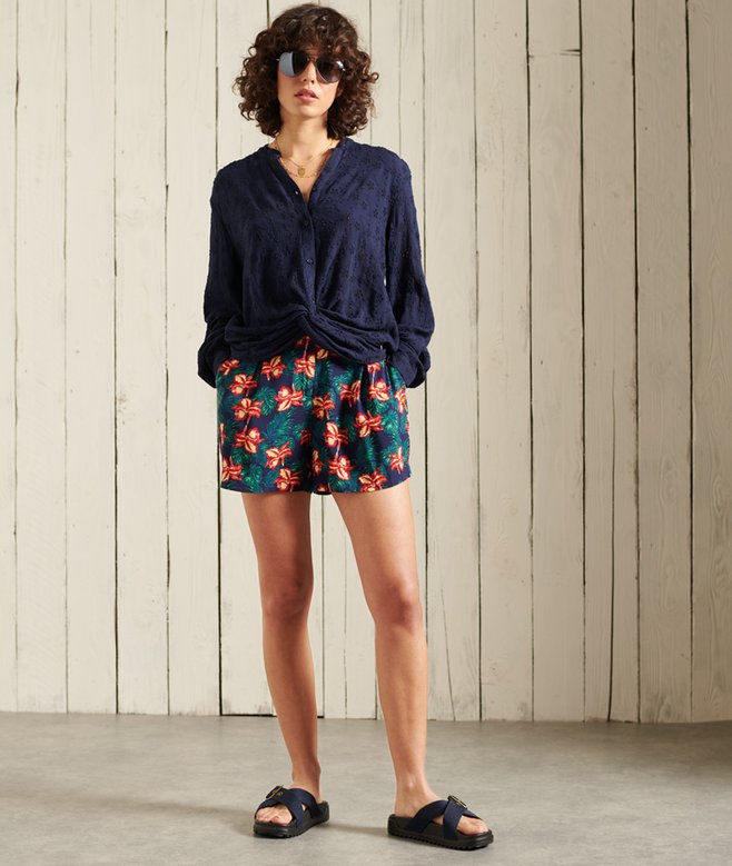 Superdry Printed Paperbag Shorts