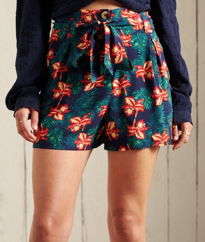 superdry Printed Paperbag Shorts