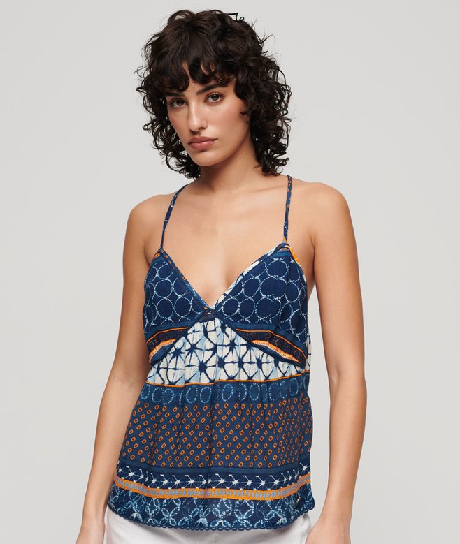 superdry Printed Woven Cami Top