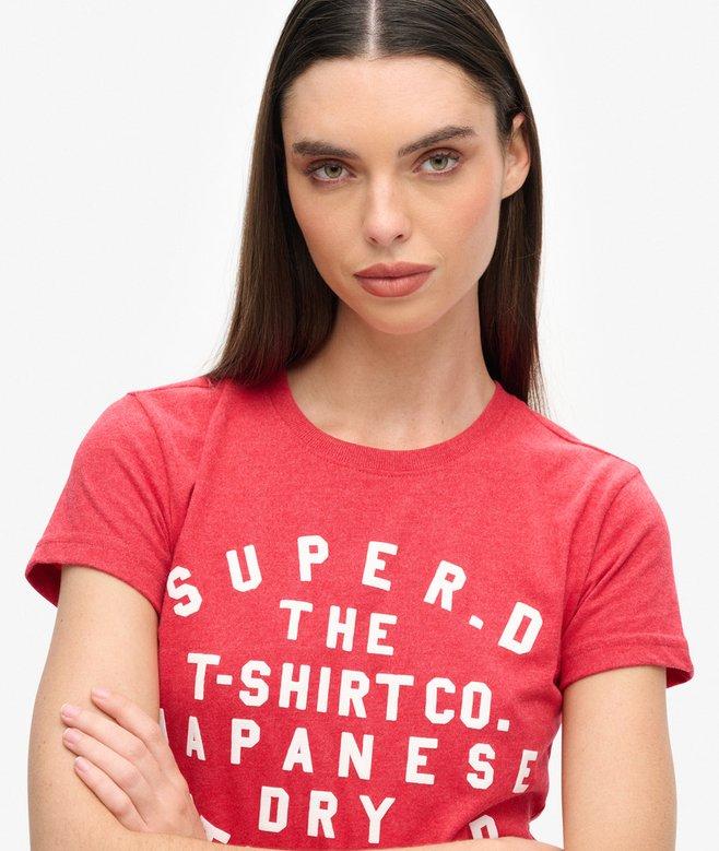 Superdry Puff Print Fitted T-Shirt