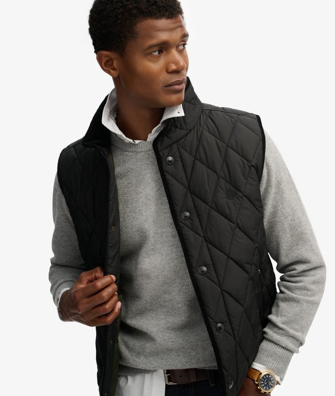 superdry Quilted Estate Gilet